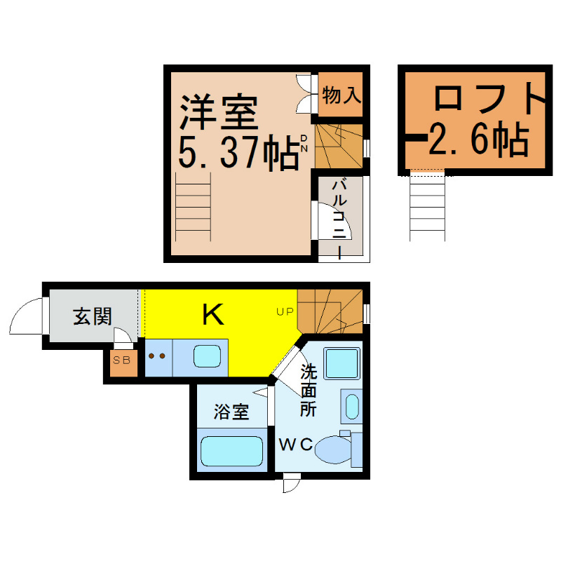 ＡＧＬＡＩＡ（アグライアー） 間取り