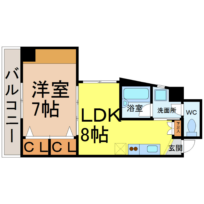 Ｔ’ｓＣｏｕｒｔＴｏｋｕｙａ（ティーズコートトクヤ） 間取り