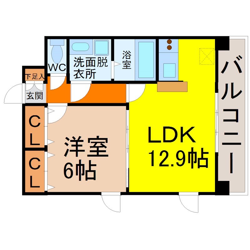 サンク栄みなみマンション 間取り
