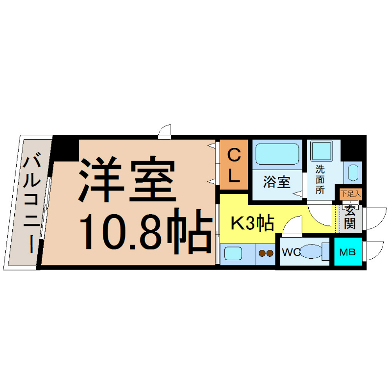 エクセレント名駅南 間取り