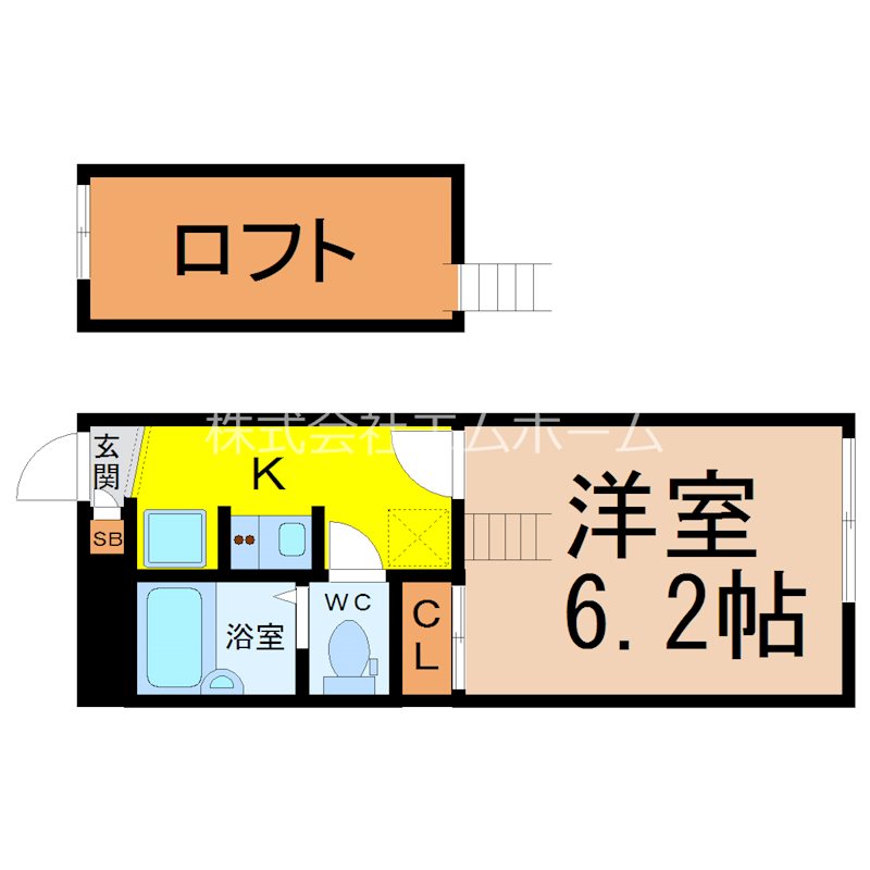 レオパレスＴＳ中村 間取り