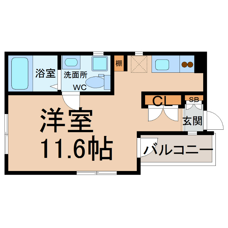 Ｂｌｏｏｍ烏森（ブルーム烏森） 間取り