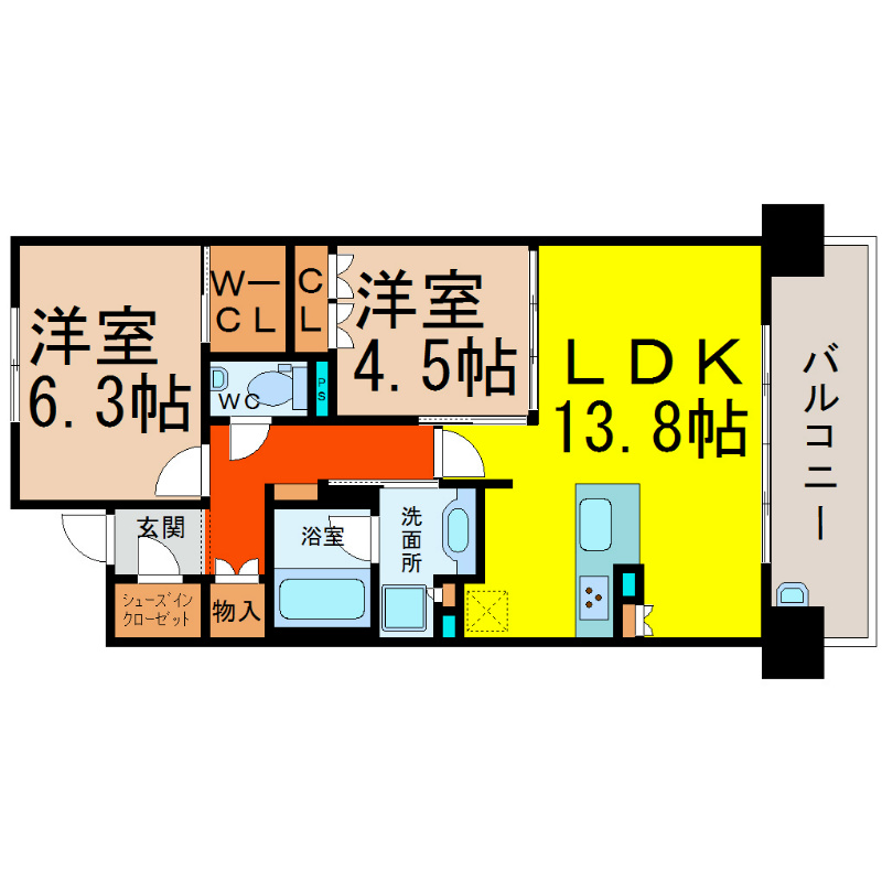 パークナード名古屋駅 間取り