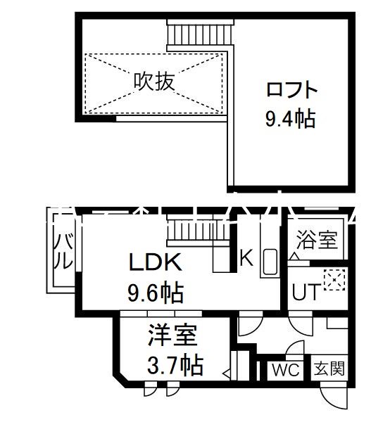 愛知県名古屋市西区鳥見町３丁目 間取り