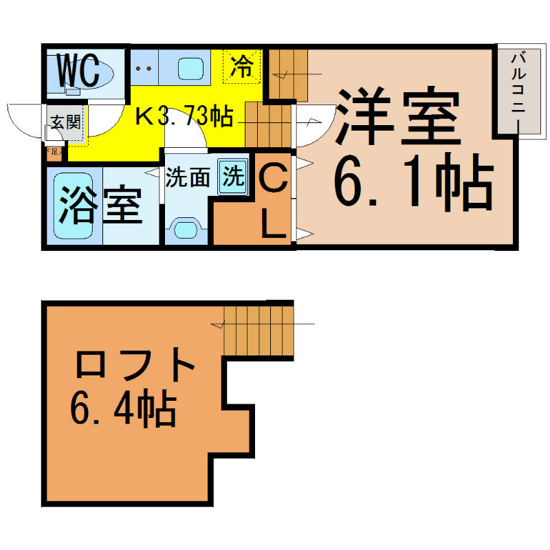 Creo庄内通（クレオ庄内通） 間取り