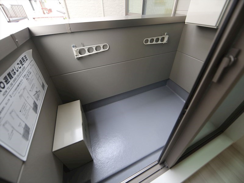 クラージュ黒川 ベランダ