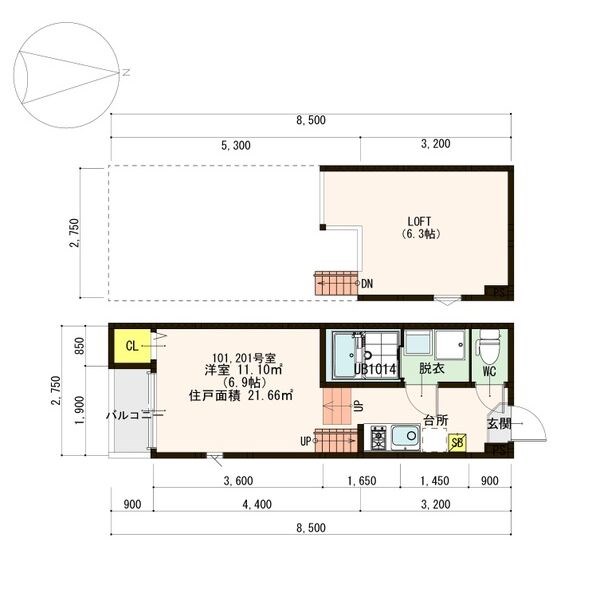 シャイニングレイ 間取り