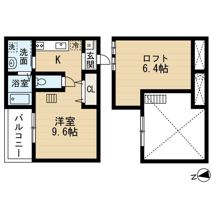 ａｓｓｅｍｂｌｅ（アッサンブレ） 間取り