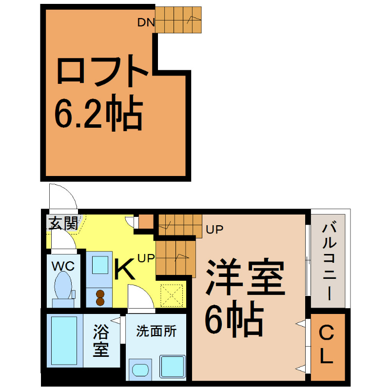 Ｈａｒｕｋｉ荘 間取り