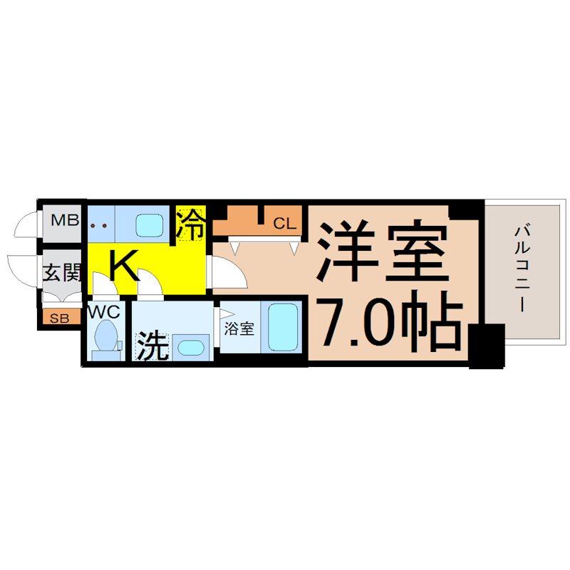 S-RESIDENCE名駅North 間取り