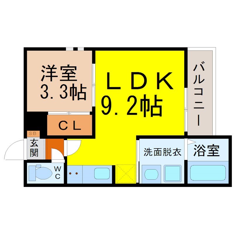 GRANDTIC栄生駅前（グランティック栄生駅前） 間取り