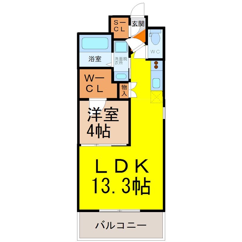 グランドソレイユ名駅 間取り