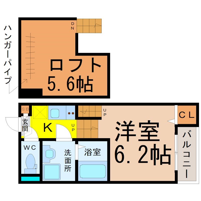 Ｋ’ｓＧａｒｄｅｎ栄生II 間取り
