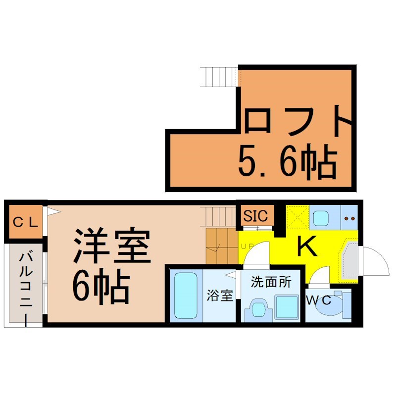 ＰＲＥＮＤＲＥ黒川（プランドール黒川） 間取り