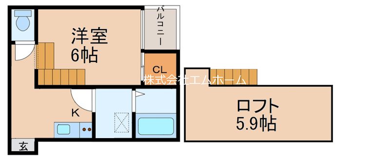 コンフォール松原町 間取り