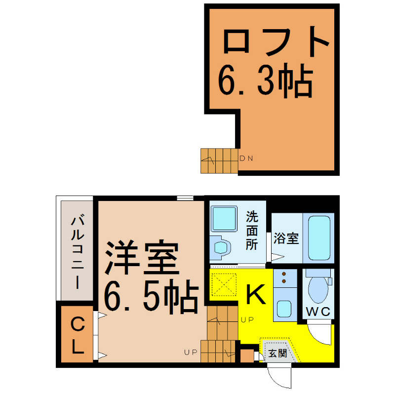 Ｇｒａｎｄｓｔｒｅｅｔ八田 間取り