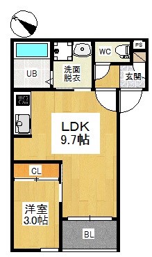 REGALESTリバーサイド新富 間取り