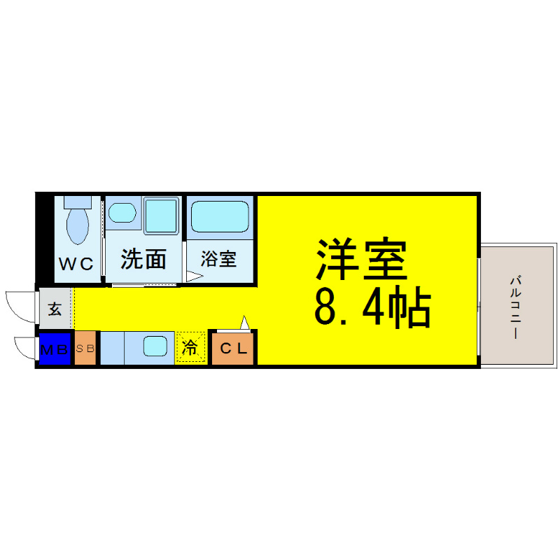 ピーステン名駅南 間取り