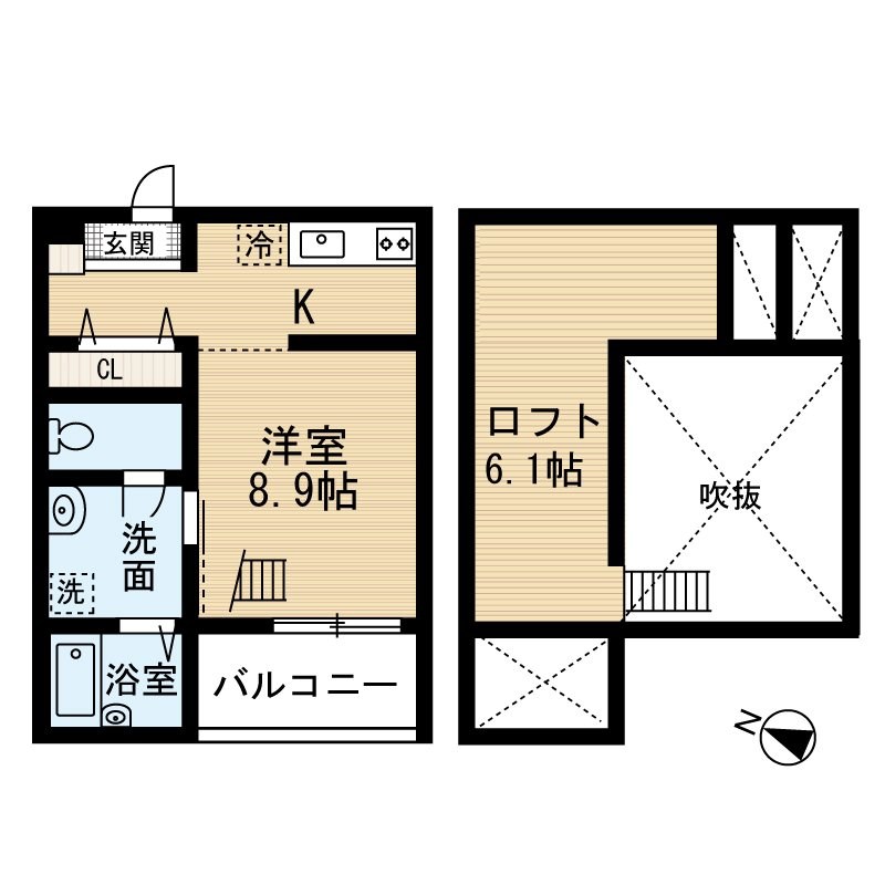 アソシエII 間取り