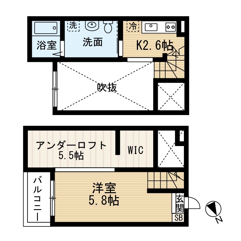 ＧｒａｄｉｕｓＭｉｙｏｓｈｉ（グラディウス三吉） 間取り