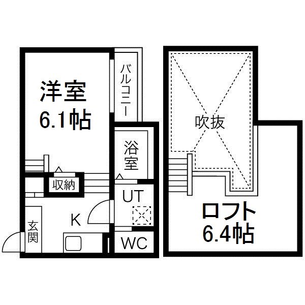 Creo庄内通六番館（クレオ庄内通六番館） 間取り