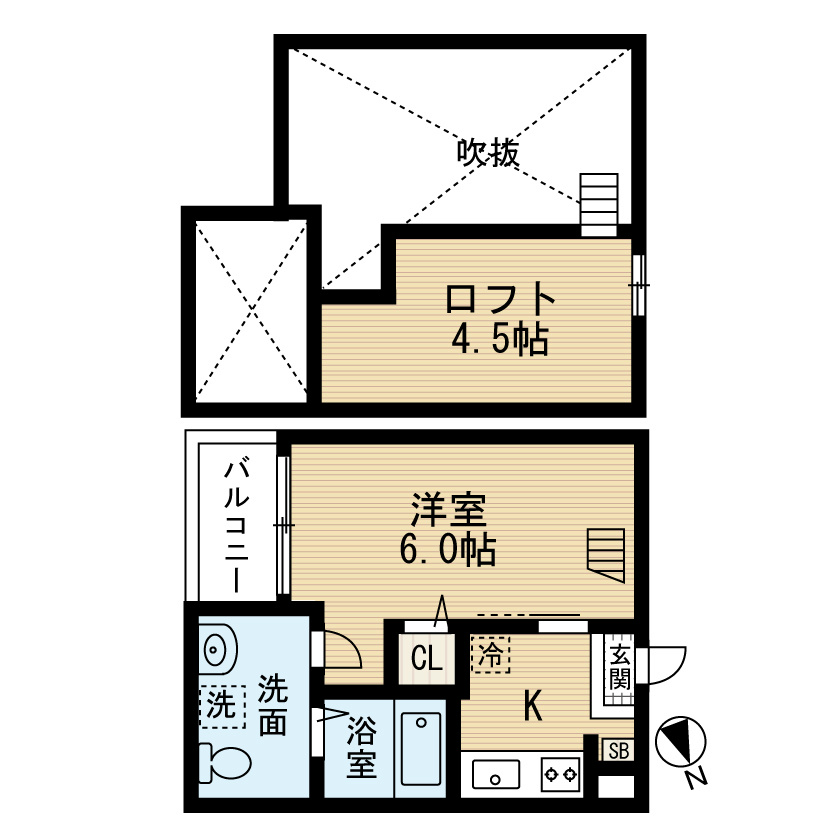 ＢｅａｖｅｒＣｒｅｅｋ（ビーバークリーク） 間取り