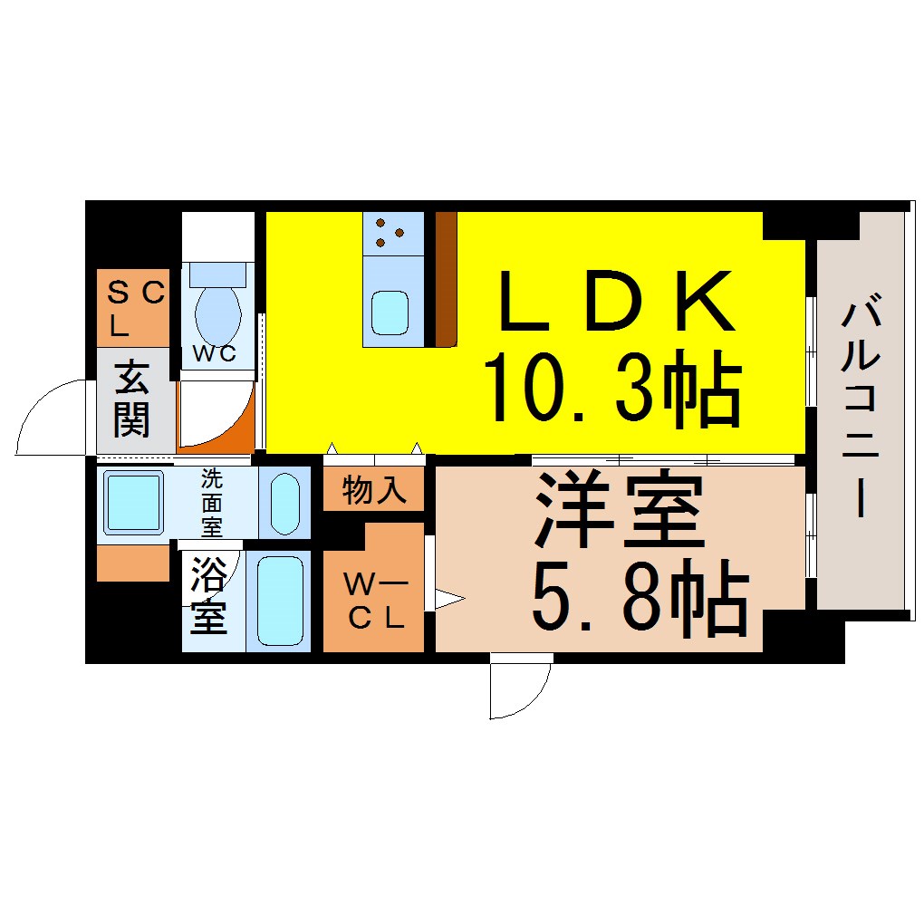 ステーションウエストタワー 間取り