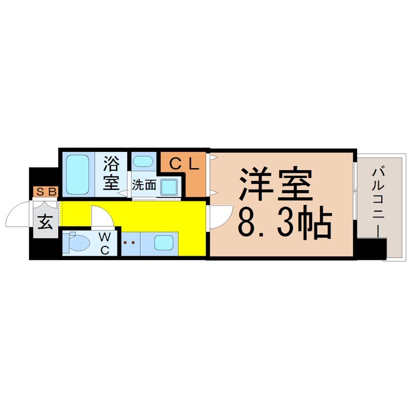 ＮＯＲＩＴＡＫＥ　ＲＩＳＥ（則武ライズ） 間取り