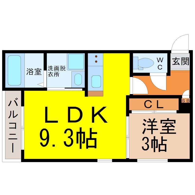 ＲＥＧＡＬＥＳＴ茶屋ヶ坂 間取り