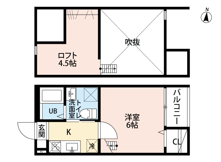 ＣａｓａＰｒｉｎｃｉｐｅⅡ（カーサプリンチペ） 間取り