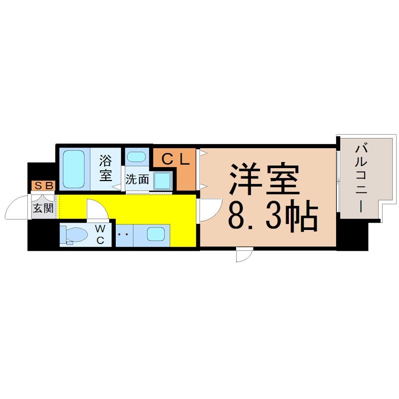 ＮＯＲＩＴＡＫＥ　ＲＩＳＥ（則武ライズ） 間取り