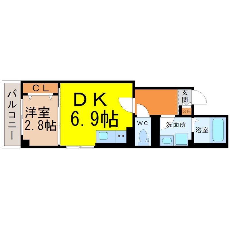 エテルノ幅下 間取り