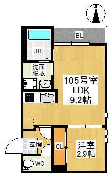ＢｒａｎｄＮｅｗＤａｙ名城 間取り