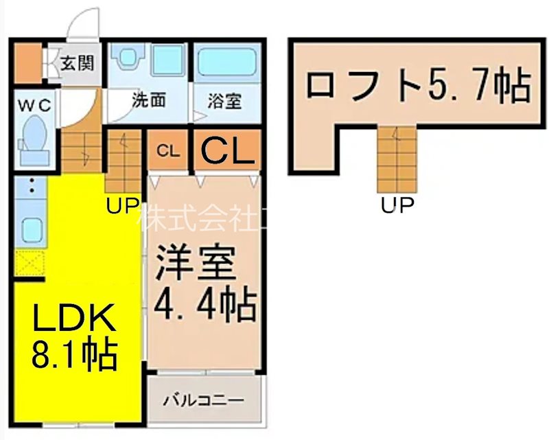 スカイヴィラージュ八田 間取り