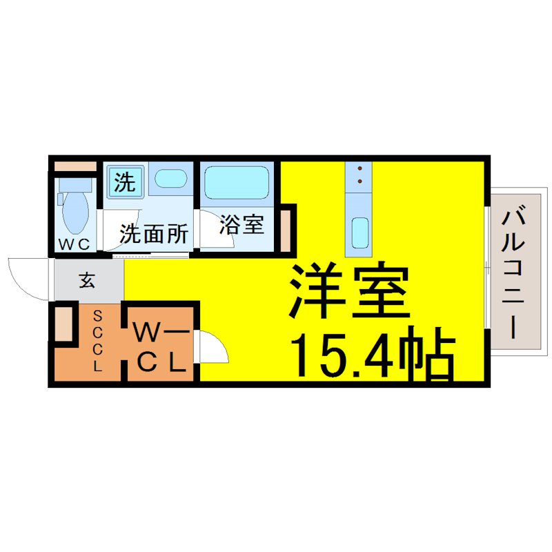 ルミナスパレス名駅 間取り