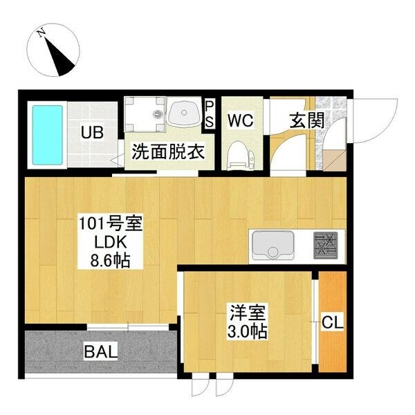 ＧＲＡＮＤＴＩＣ大曽根北 間取り