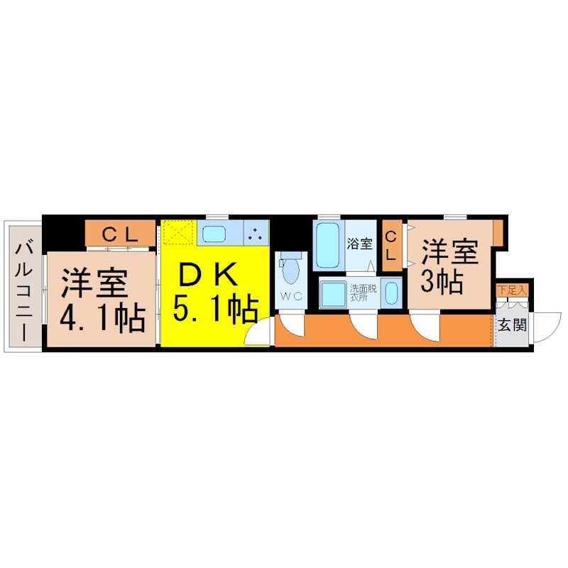 ＲＥＣＯ東別院（レコ東別院） 間取り
