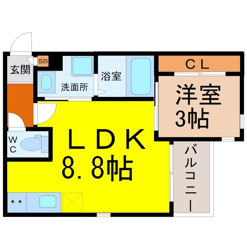 ＧＲＡＮＤＴＩＣ　Ｂｉｏｓ車道 間取り