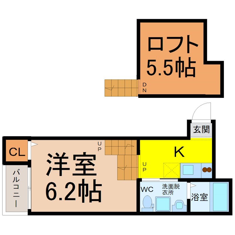 Ｈ＆Ｓ黒川 間取り