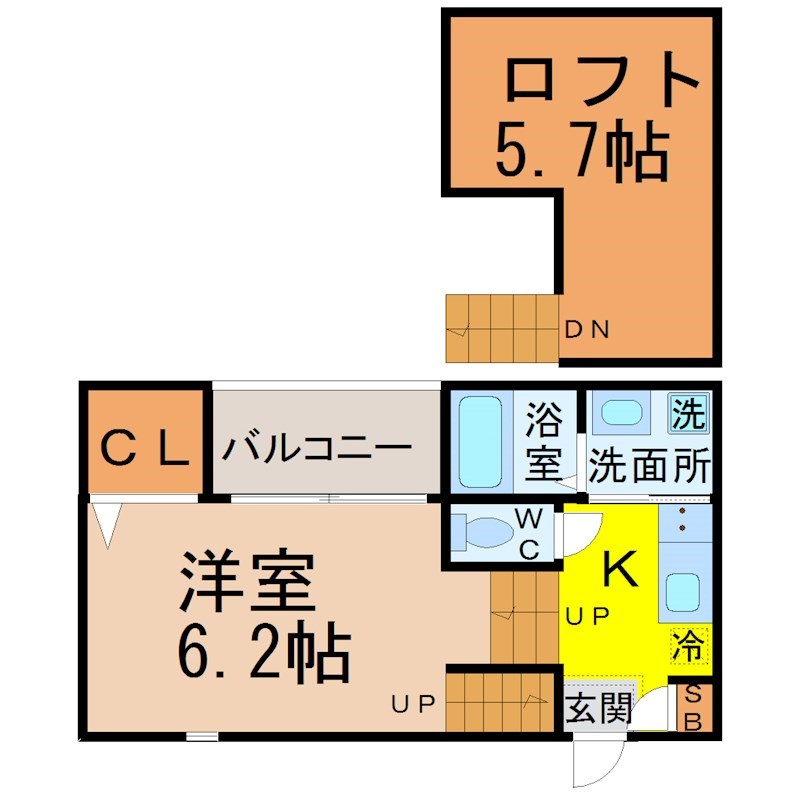 コスタブラン川名 間取り