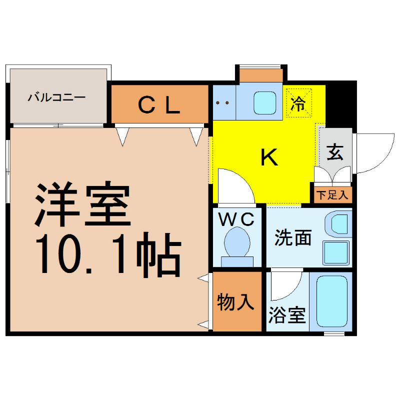 プロパティー城西 間取り