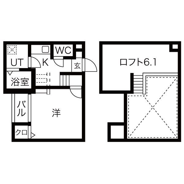 Ｃｒｅｏ高畑壱番館 間取り