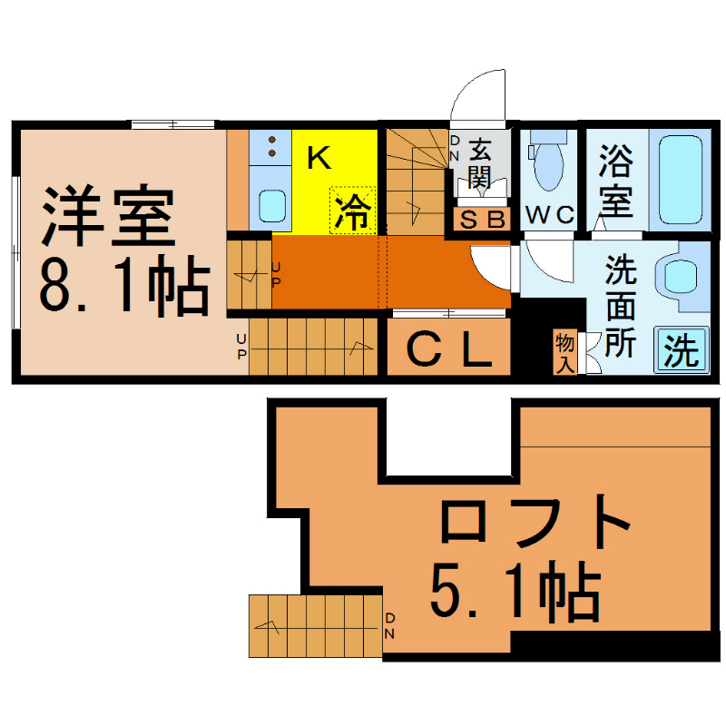Ｓｃｏｔｔｓｄａｌｅ（スコッツデール） 間取り