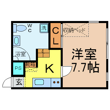 Million Bell VI（ミリオンベル6） 間取り