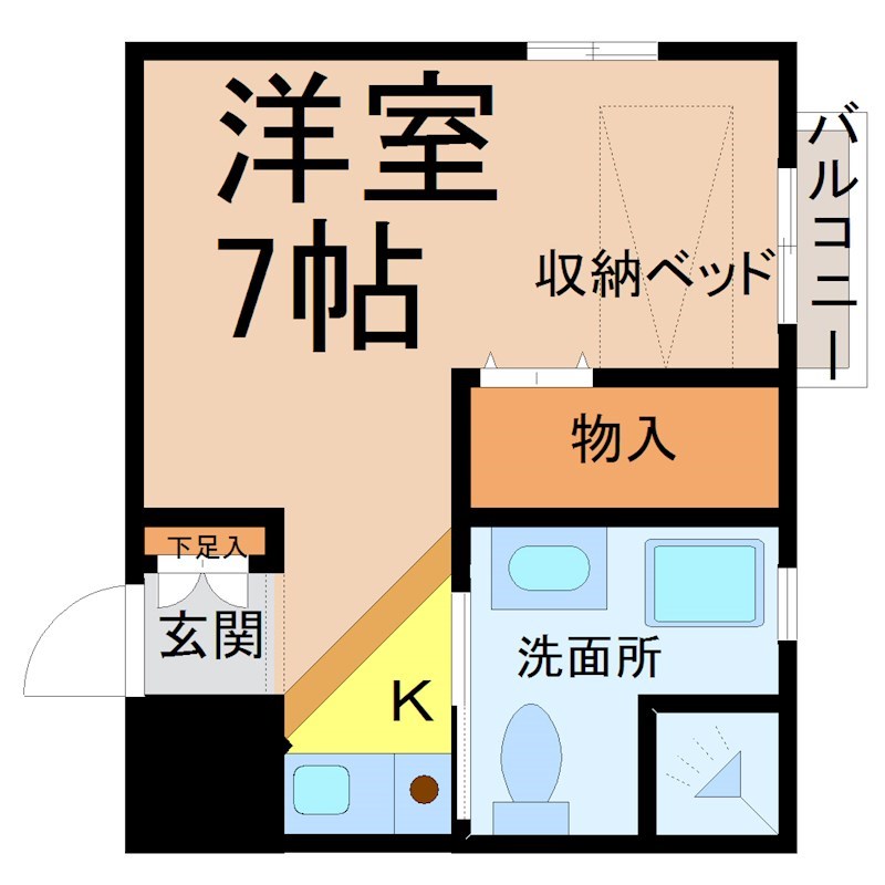 リンデンバウムＪ６  Ａ棟 間取り
