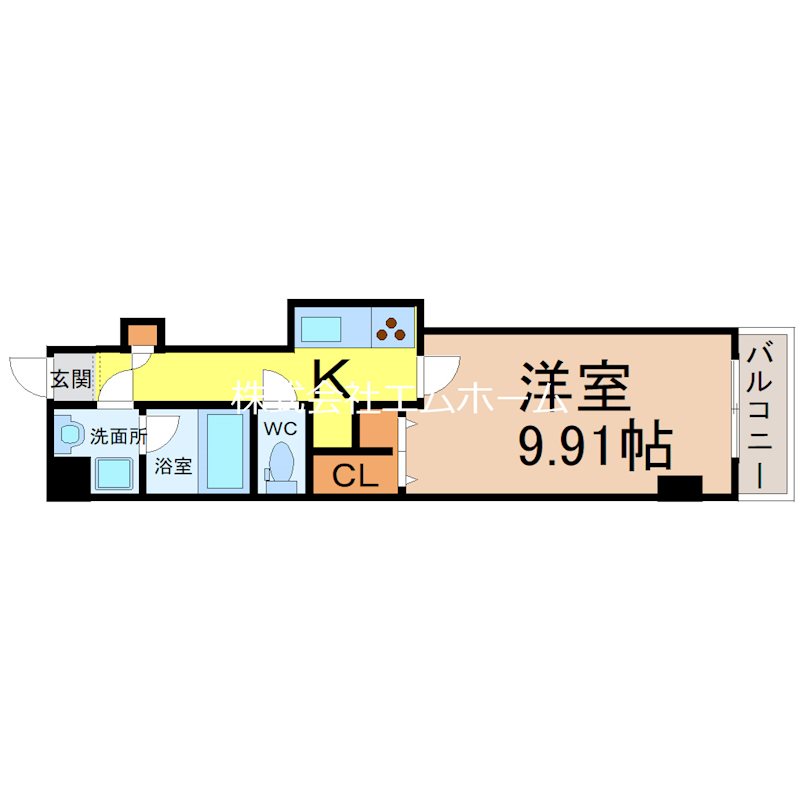 パルティール豊国通 間取り