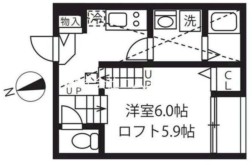 ハーモニーテラス大杉町Ⅲ 間取り