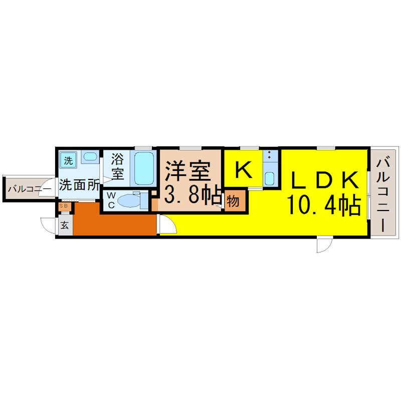 Sunny Court III 間取り