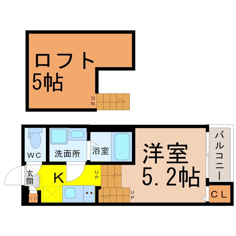 ハーモニーテラス二ツ橋 間取り