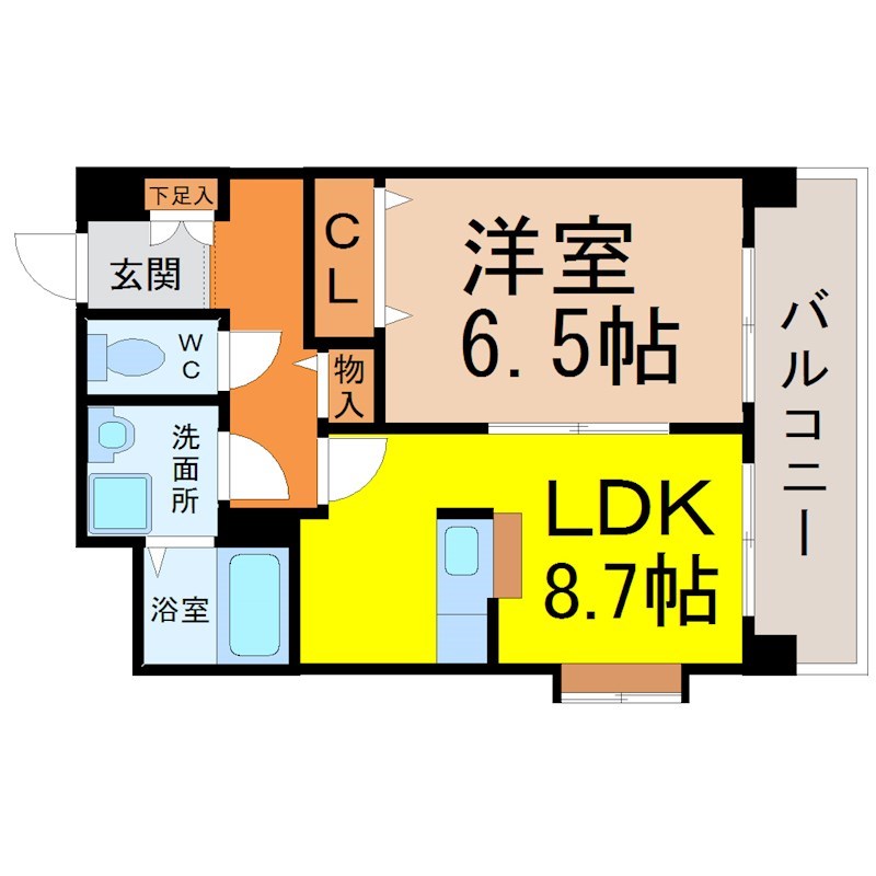 ＨＥＲＢＥ庄内通（エルブ庄内通） 間取り